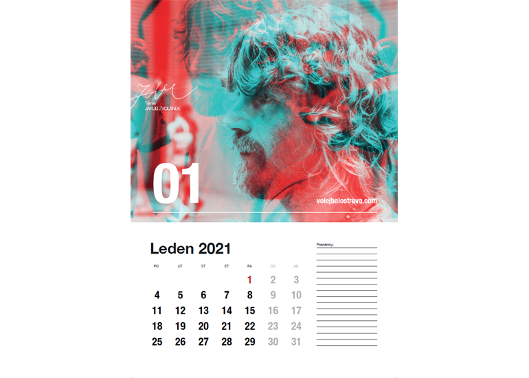 Nový kalendář klubu 2021